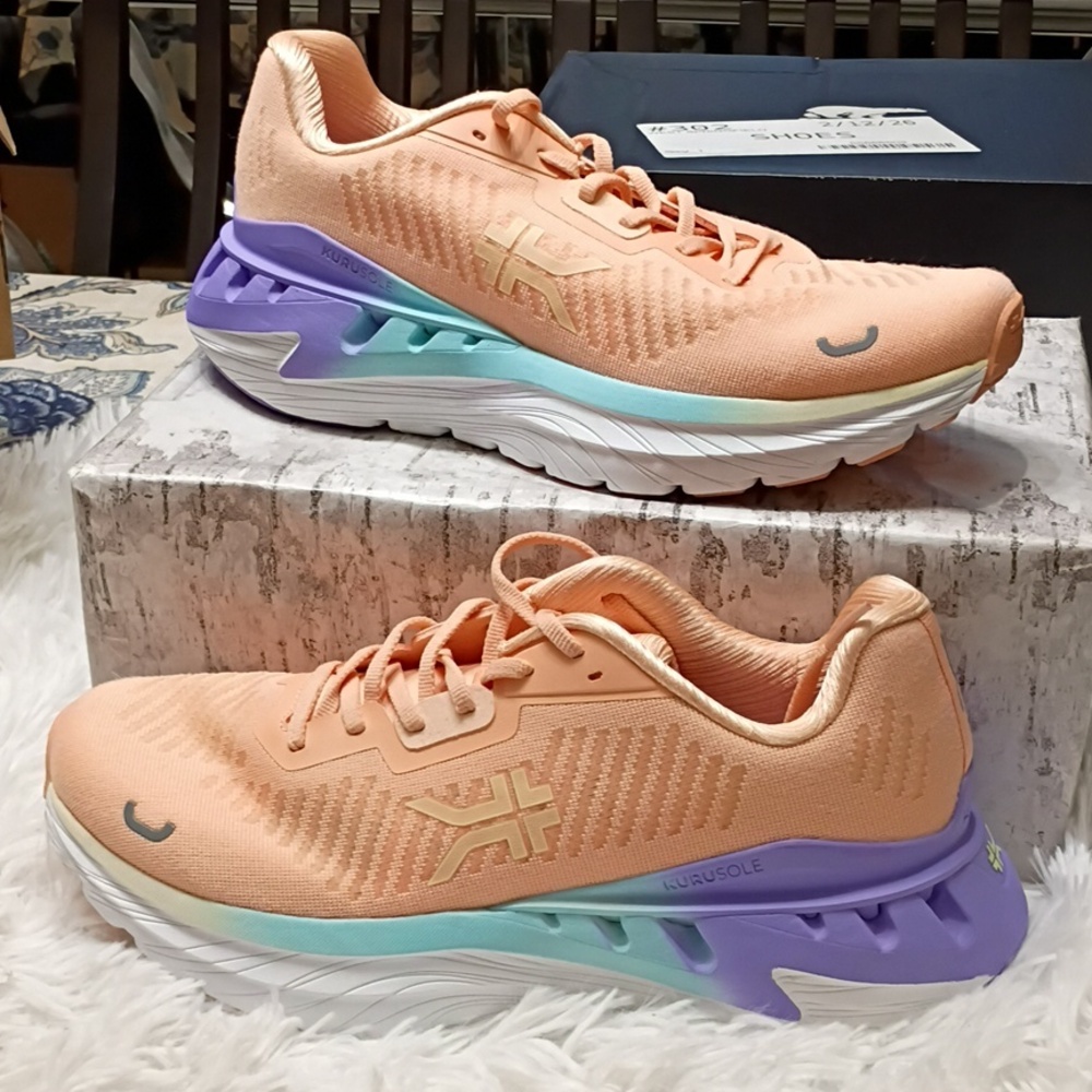 KURU Cloud+ Triple Max Ion Multi Color Running Plantar Fascitis Sneakers 11M